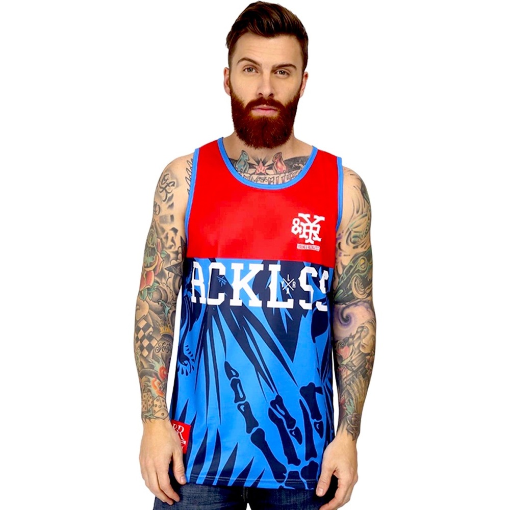 Young And Reckless Graphic Tank 🔴🔵